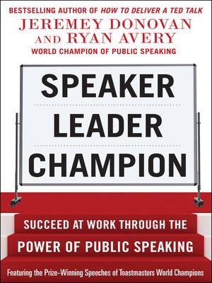 cover image of Speaker, Leader, Champion